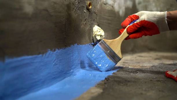 Crawl space vapor barrier installation in Brighton, MI